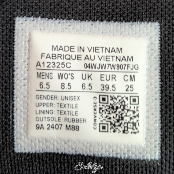 Converse CTAS XXHI Black Yellow Custom Elastic Lace Knee High Sneaker Womens 8.5 - Picture 5 of 10